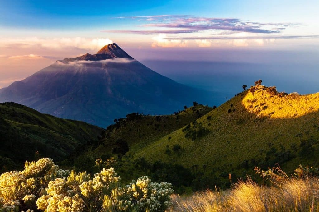 mountains, landscape, morning, volcano, java, indonesia, nature, sunrise, morning, volcano, indonesia, indonesia, indonesia, indonesia, indonesia